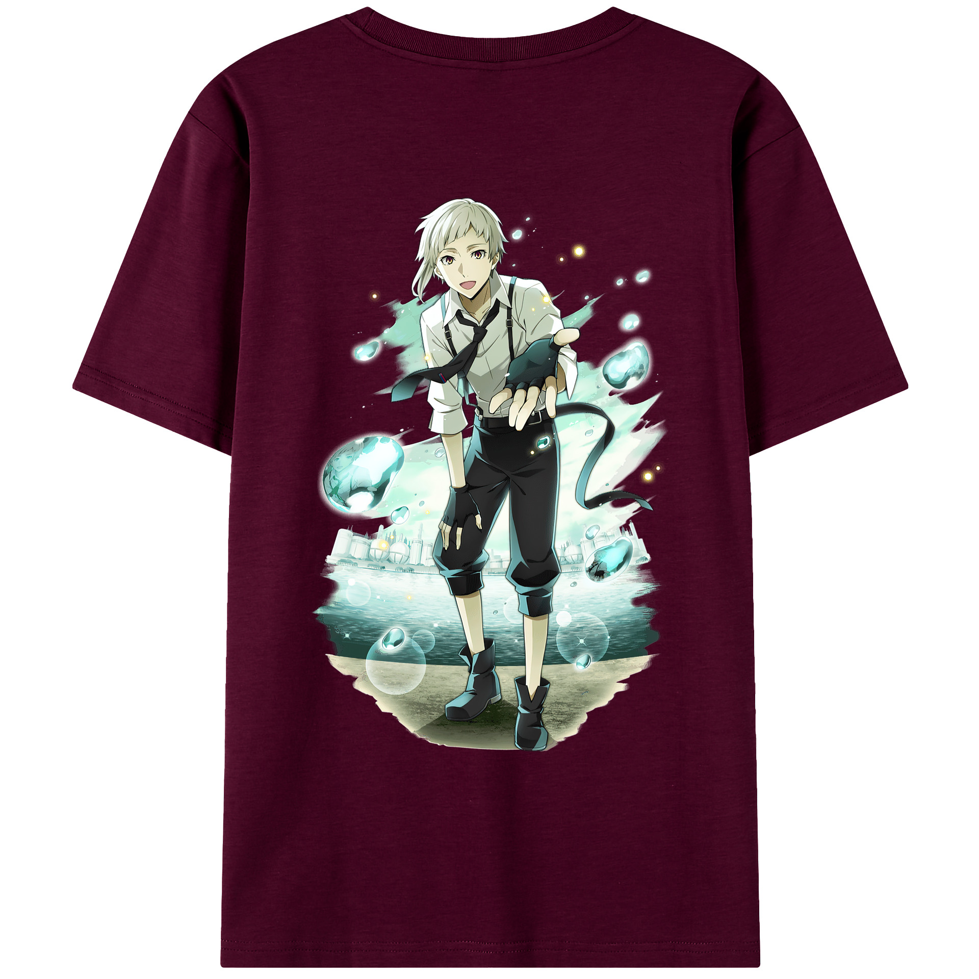 （画像用） 文豪ストレイドッグス Bungo Stray Dogs レディース半袖Tシャツ(バックプリント)